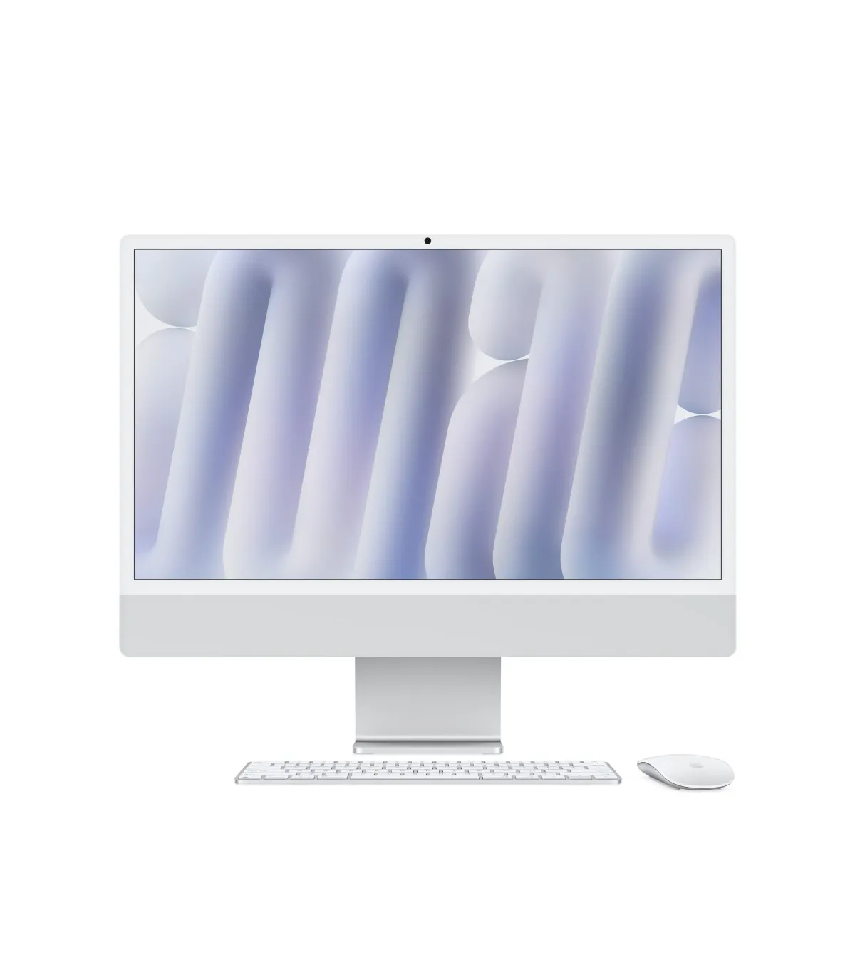 آی مک ۲۴ اینچی M4 اپل مدل MWUU3 iMac M4 (10-Core CPU) 16GB/256GB- رنگ نقره‌ای