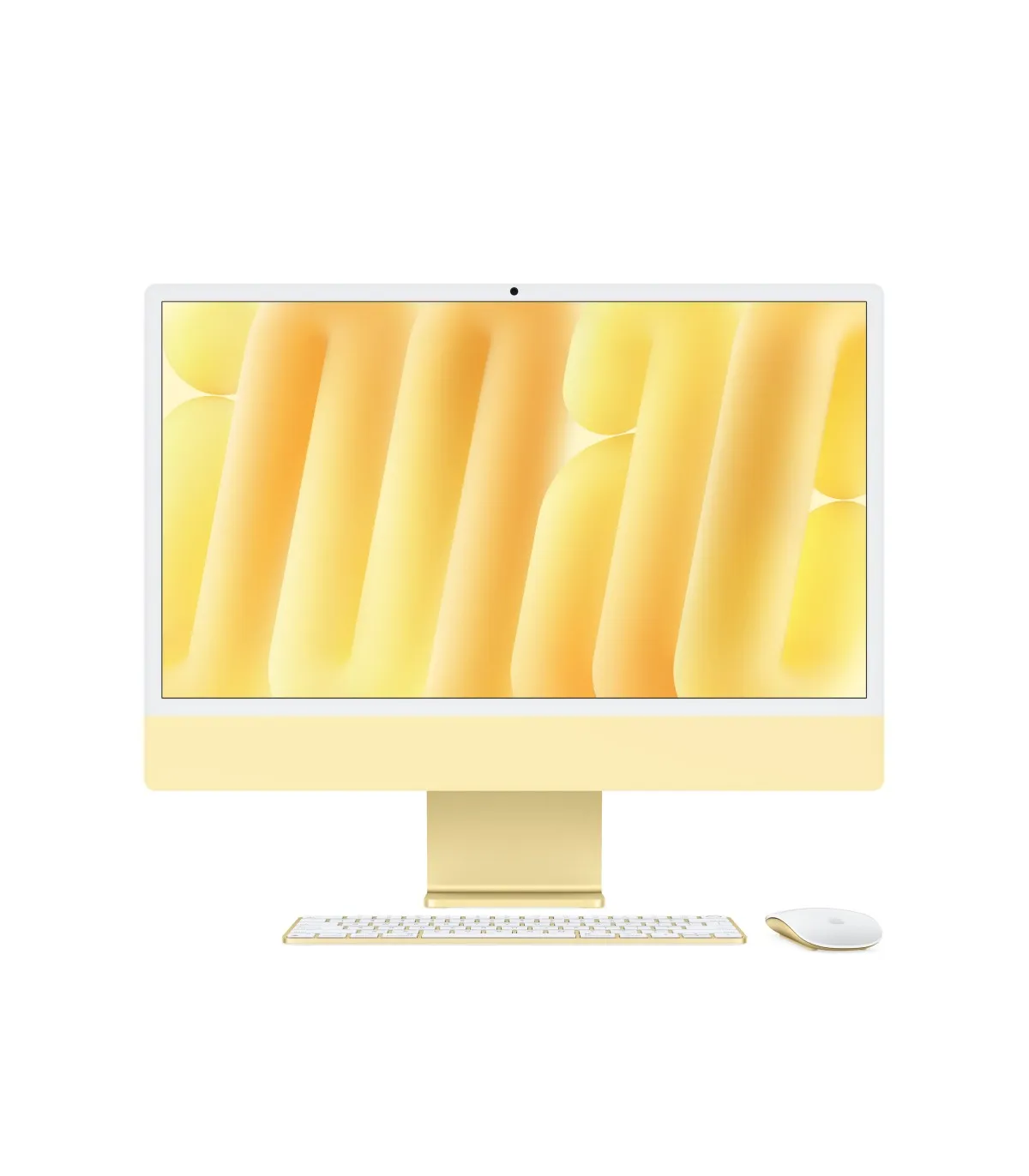 آی مک ۲۴ اینچی M4 اپل مدل MWUW3 iMac M4 (10-Core CPU) 16GB/256GB- رنگ زرد