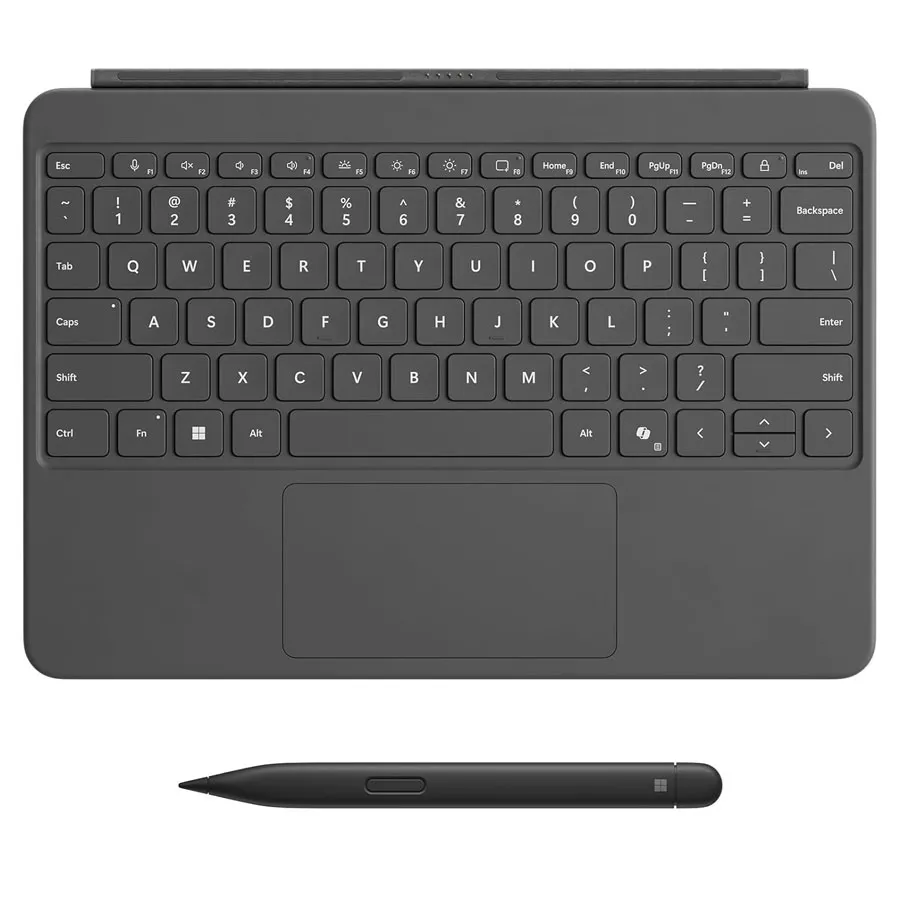 کیبورد سرفیس پرو ۱۲ اینچی با دکمه Copilot و قلم Slim Pen 2-پلاتینیوم